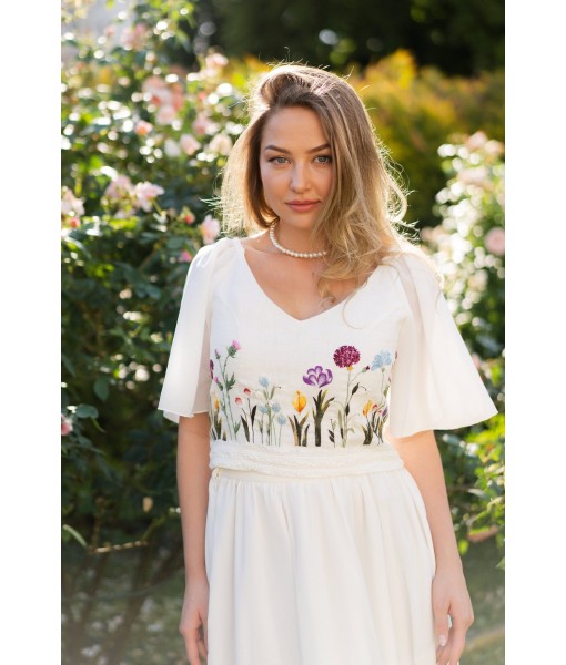 Ivory Bohemian Two Piece Dress