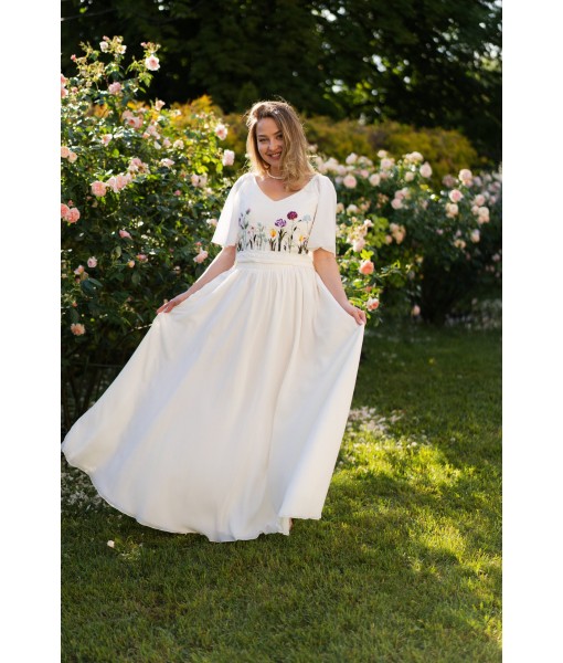 Ivory Bohemian Two Piece Dress