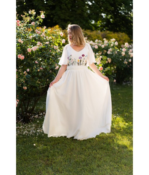 Ivory Bohemian Two Piece Dress