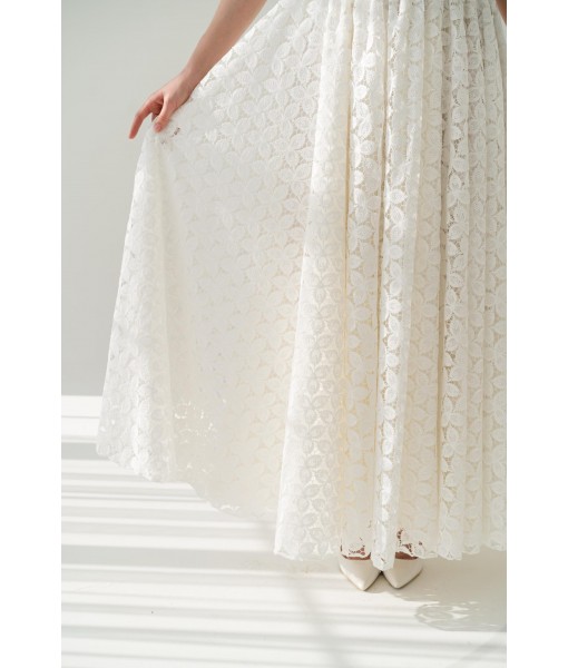 Off-white halterneck dress